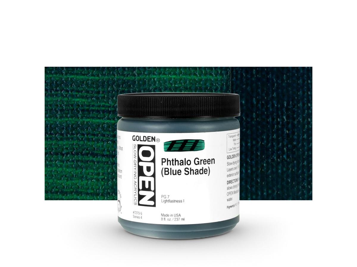 GOLDEN OPEN ACRYLIC 237ML 7270 S4 OPEN PHTALO GREEN (BLUE SH 1