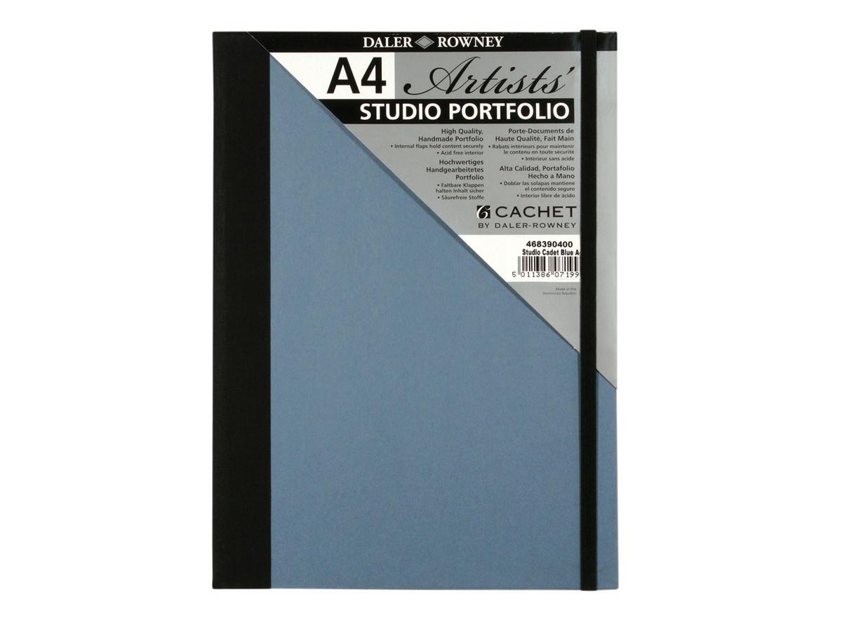 PORTFOLIO STUDIO A4 CADET BLUEMET ELASTIEK OP=OP 1