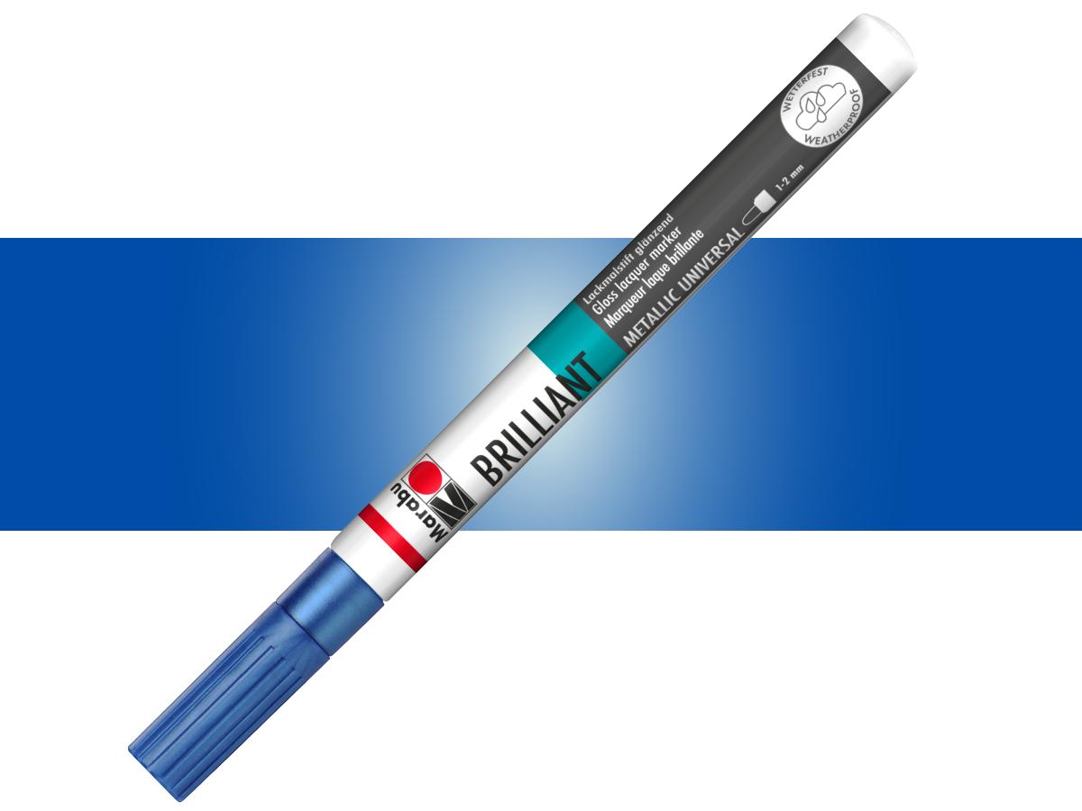 MARABU BRILLIANT PAINTER 1-2MM 752 METALIC-BLAU 1