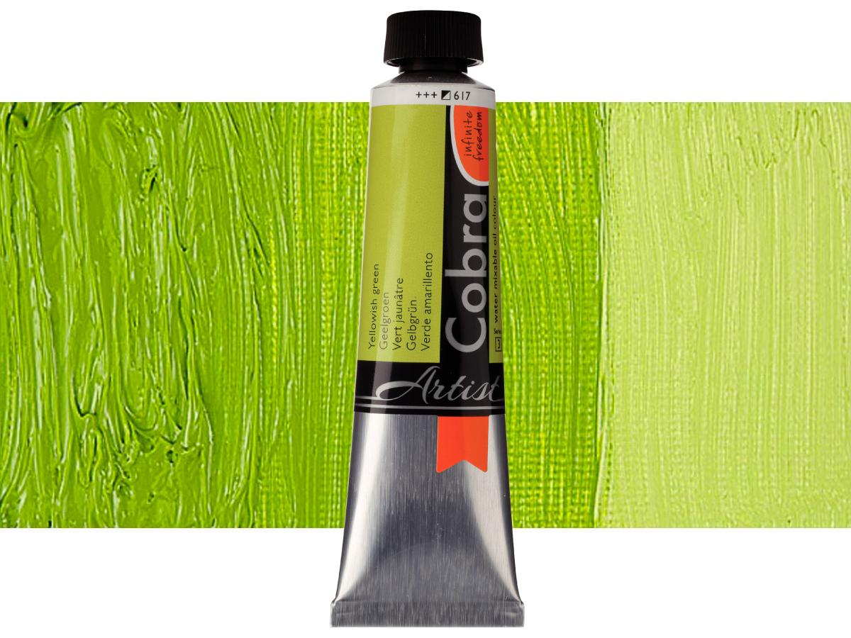 COBRA ARTIST WASSERVERMALBARE ÖLFARBE 40ML 617 GELBGRÜN 1