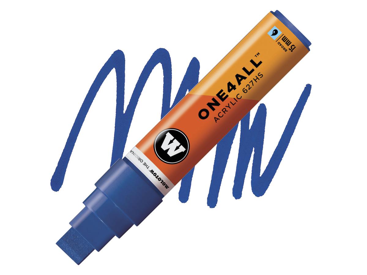 MOLOTOW ONE4ALL MARKER 627HS 204 15MM TRUE BLUE 1