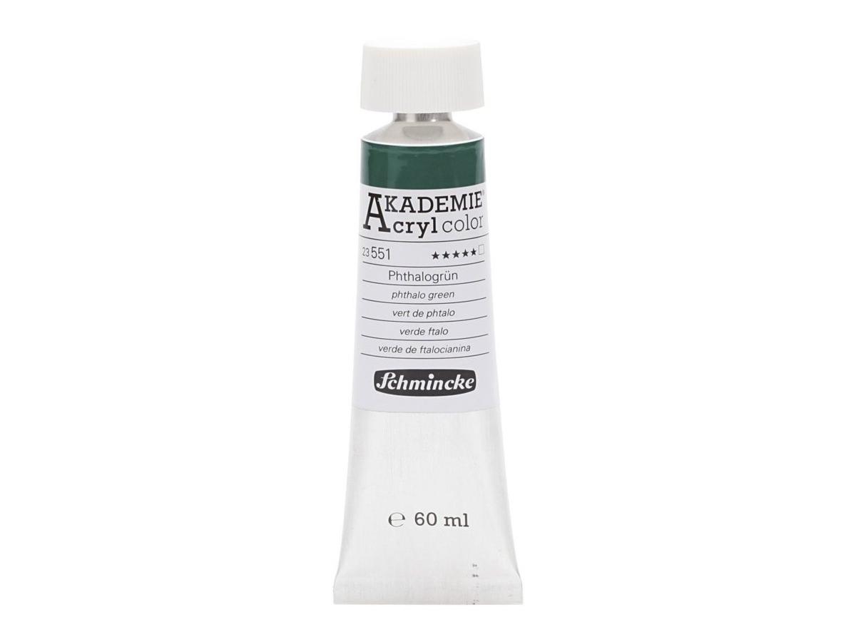 SCHMINCKE AKADEMIE ACRYL COLOR 60ML S1 551 PHTHALOGRÜN 1
