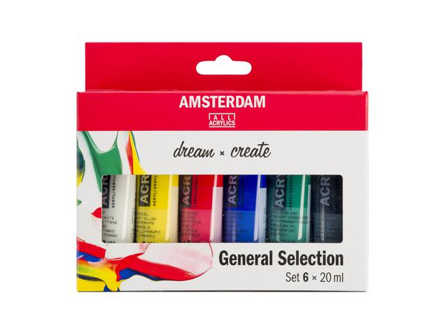 TALENS AMSTERDAM ACRYLFARBESET 6 X 20ML 1