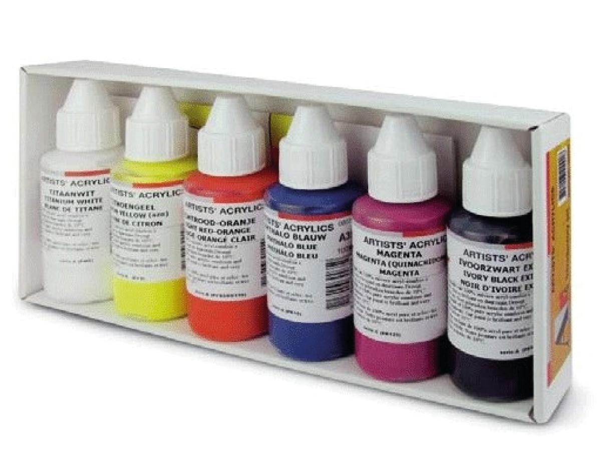 ARA ACRYLFARBE EINFÜHRUNGSSET 6 X 100ML 1