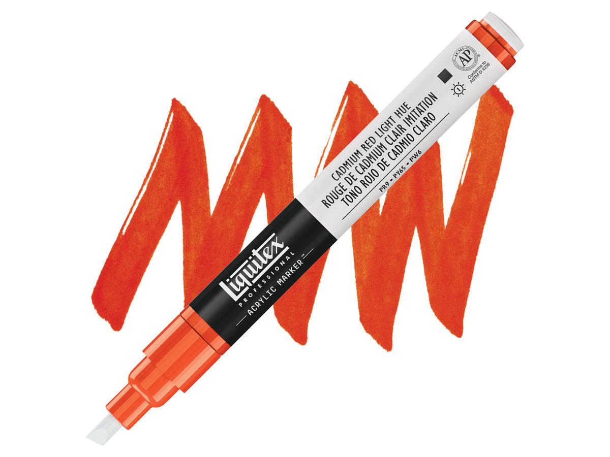 LIQUITEX ACRYL MARKER 0510 2MM  CADMIUM RED LIGHT HUE 1