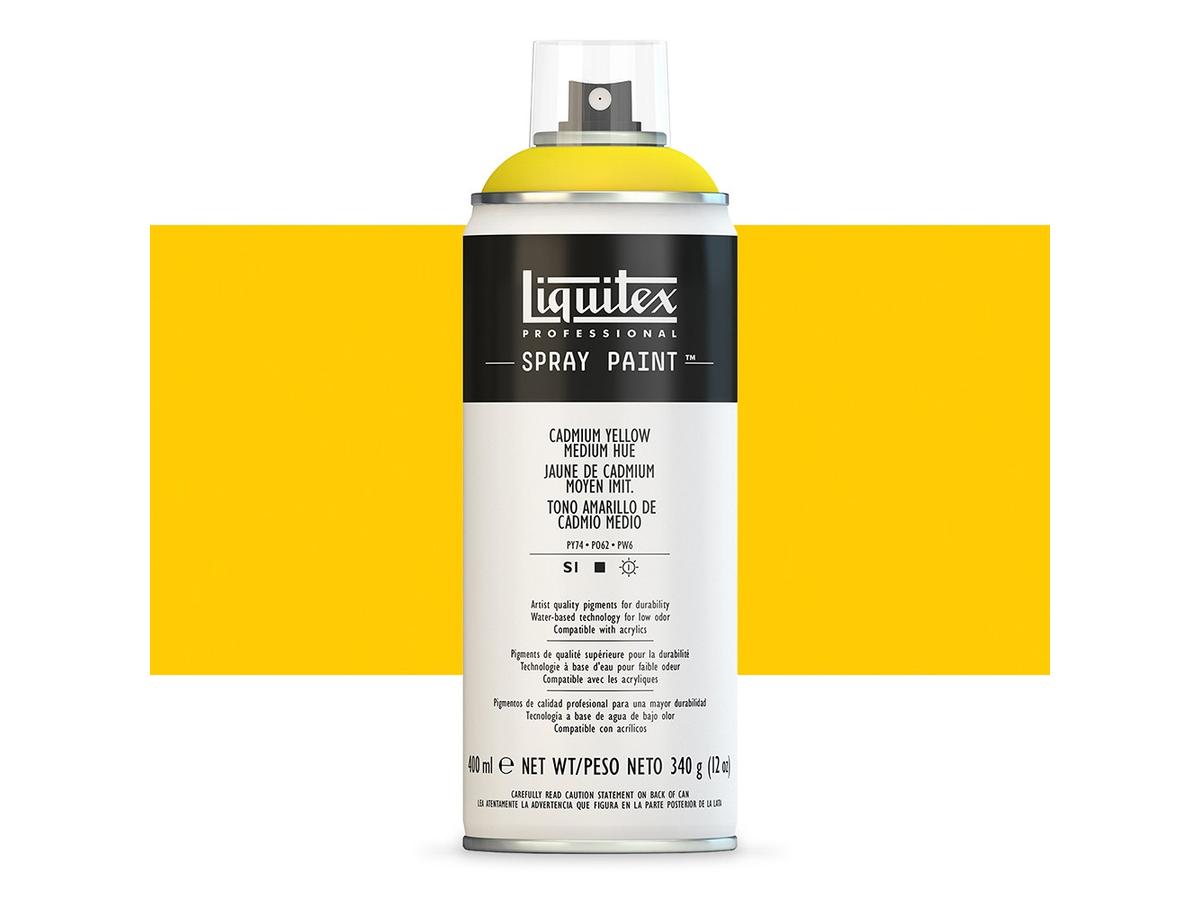 LIQUITEX SPRAY PAINT 400ML CADMIUM YELLOW MEDIUM HUE 1
