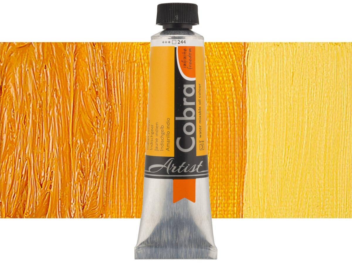 COBRA ARTIST WASSERVERMALBARE ÖLFARBE 40ML 244 INDISCHGELB 1