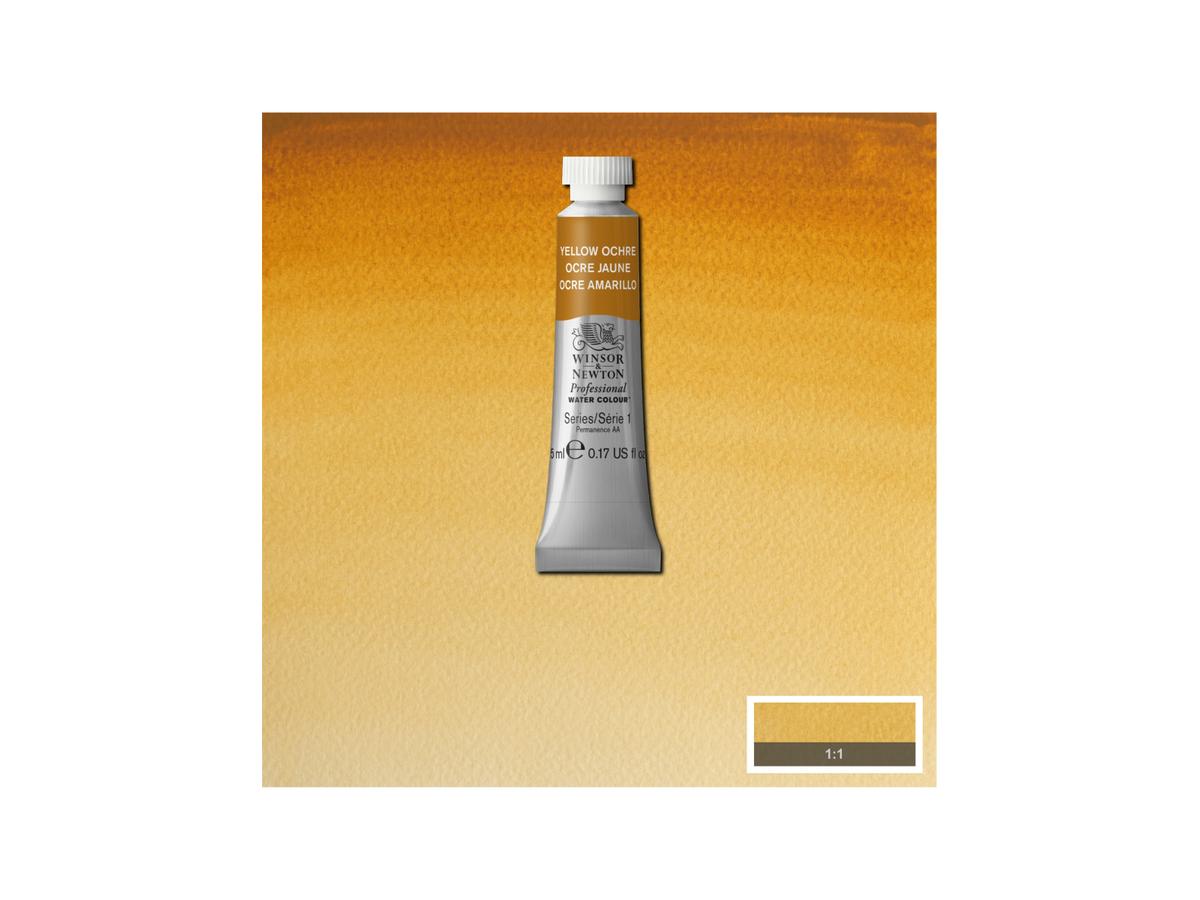 WINSOR & NEWTON AQUARELLFARBE 5ML 744 LICHTER OCKER 1