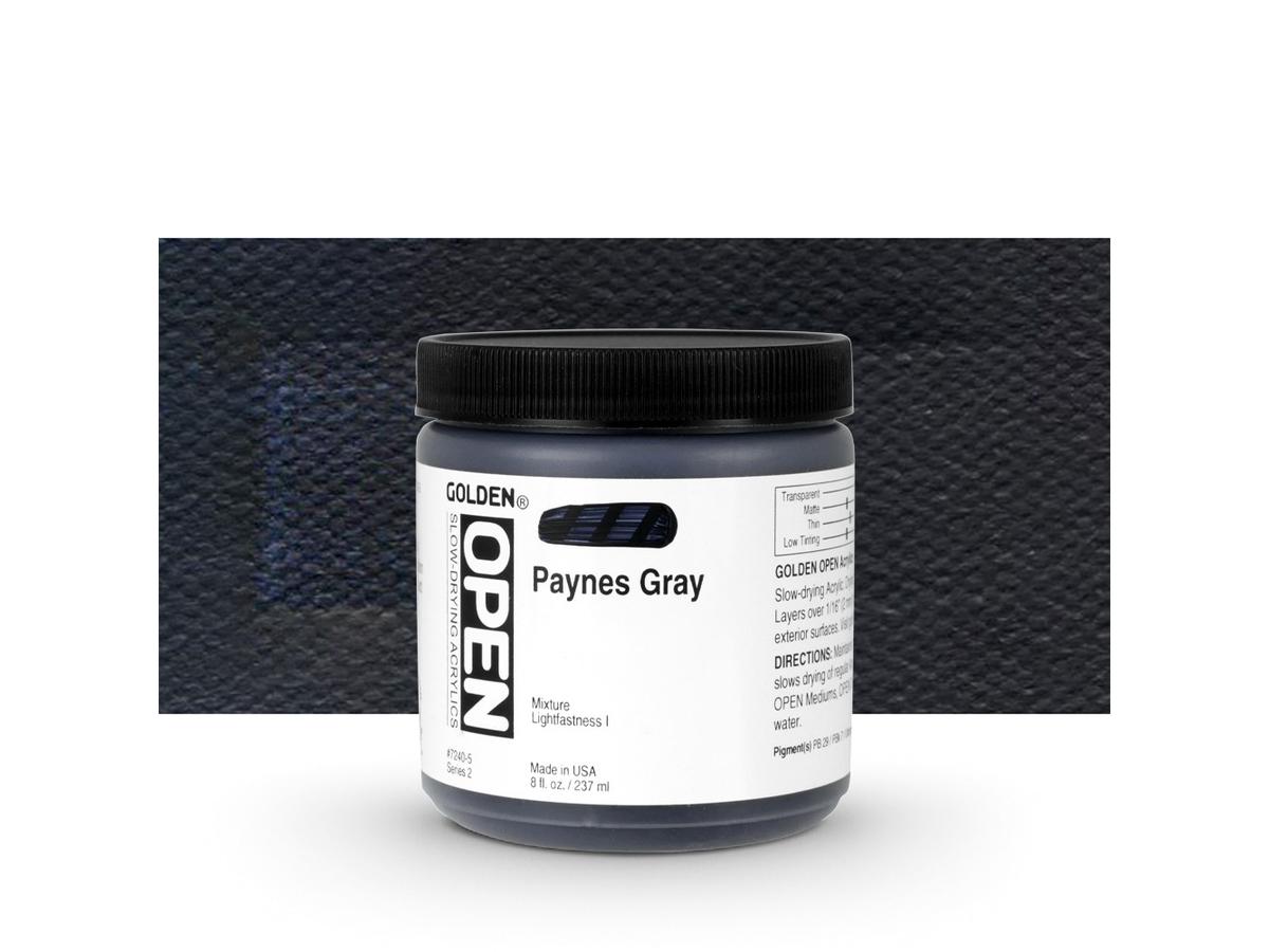 GOLDEN OPEN ACRYLIC 237ML 7240 S2 OPEN PAYNES GRAY 1