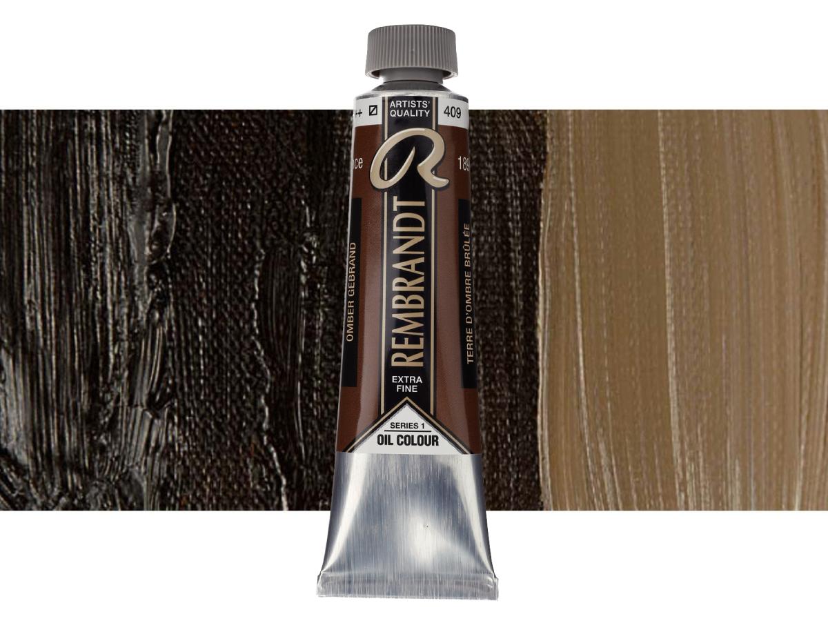 TALENS REMBRANDT ÖLFARBE 40ML UMBRA GEBRANNT 409 1