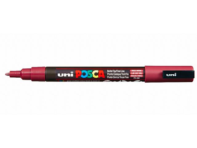 UNI POSCA PC3LV BORDEAUXROT FEIN 1