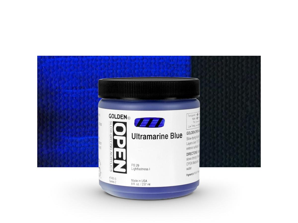 GOLDEN OPEN ACRYLIC 237ML 7400 S2 OPEN ULTRAMARINE BLUE 1