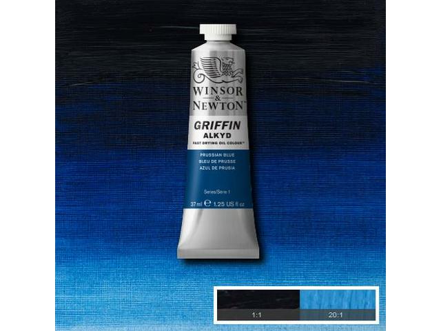 WINSOR & NEWTON GRIFFIN ALKYD 37ML S1 538 PRUSSIAN BLUE 1