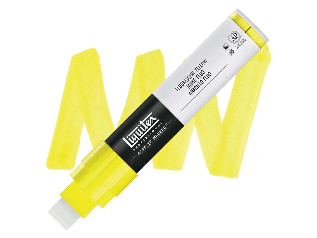 LIQUITEX ACRYL MARKER 0981 15MM FLUORESCENT YELLOW 1