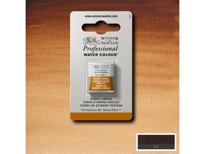 WINSOR & NEWTON AQUARELLFARBE 1/2 NÄPF S1 076 UMBRA GEBRANNT 1