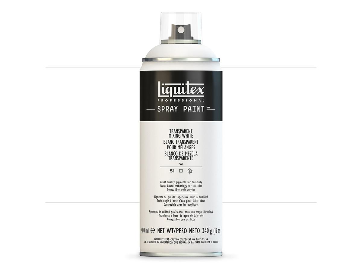 LIQUITEX SPRAY PAINT 400ML TRANSPARENT MIXING WHITE 1