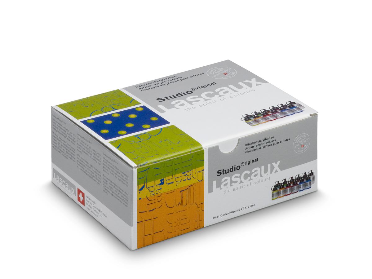 LASCAUX STUDIO ACRYL SET 30ML 12X 1