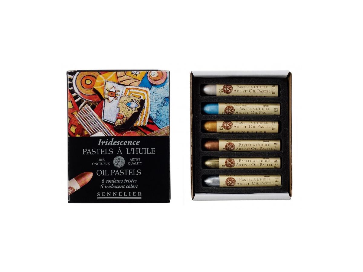 SENNELIER ÖLPASTELL IRISIEREND SET 6 STÜCK 1