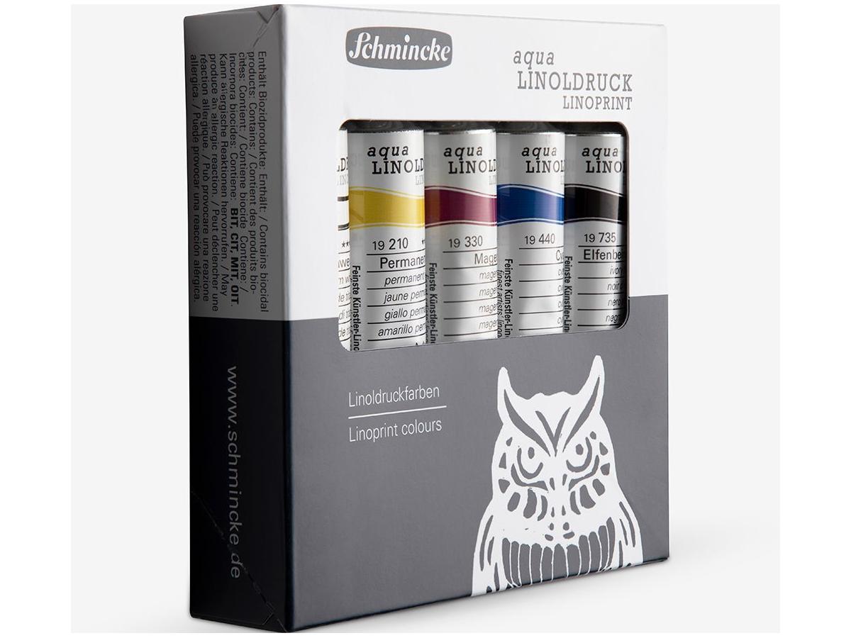 SCHMINCKE AQUA LINOLDRUCK SET 5X20ML 1