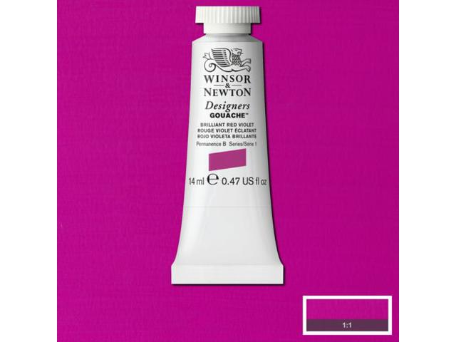 WINSOR & NEWTON DESIGNERS GOUACHE 14ML 050 BRILLIANT RED VIOLET 1