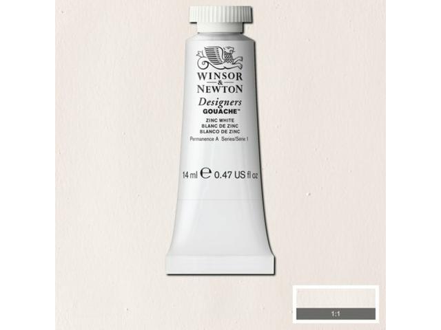 WINSOR & NEWTON DESIGNERS GOUACHE 14ML 748 ZINC WHITE 1