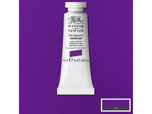 WINSOR & NEWTON DESIGNERS GOUACHE 14ML 360 LIGHT PURPLE 1