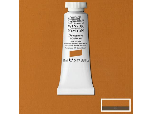 WINSOR & NEWTON DESIGNERS GOUACHE 14ML 552 RAW SIENNA 1