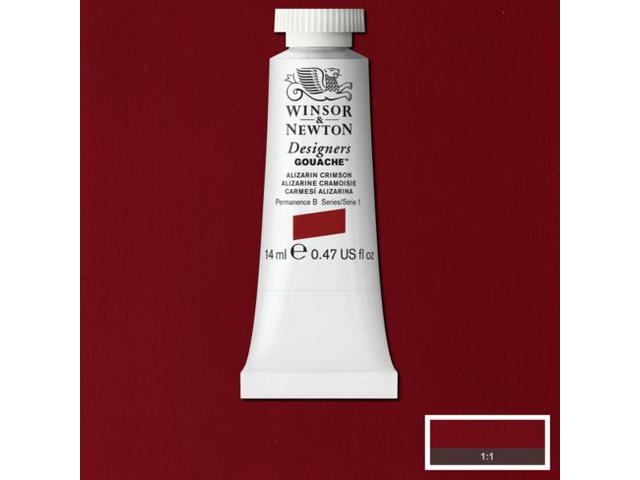 WINSOR & NEWTON DESIGNERS GOUACHE 14ML 004 ALIZARINE CRIMSON 1