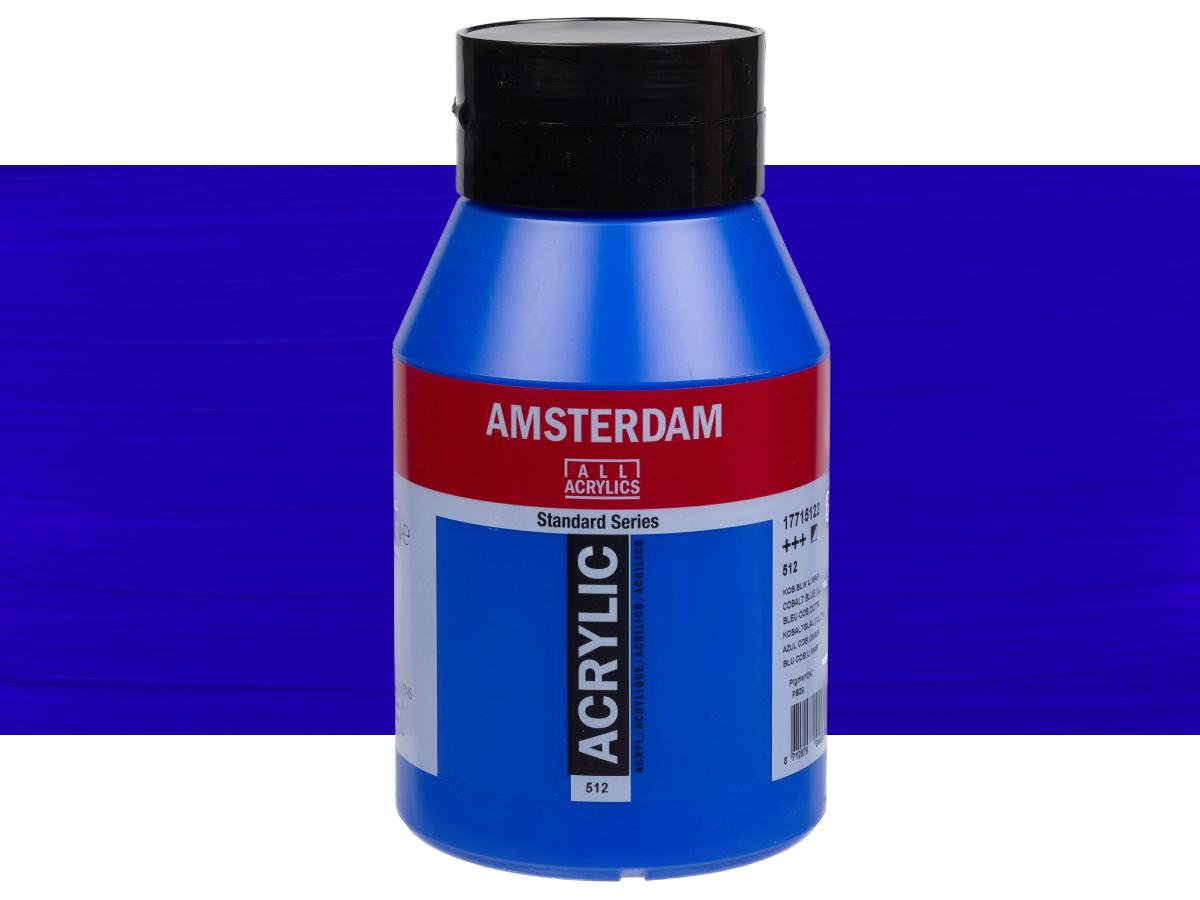 TALENS AMSTERDAM ACRYLVERF 1000ML 512 KOBALTBLAUW (ULTRAMARIJN) 1