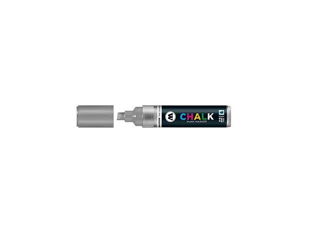 MOLOTOW CHALK MARKER METALLIC 4-8MM -SILVER OP=OP 1