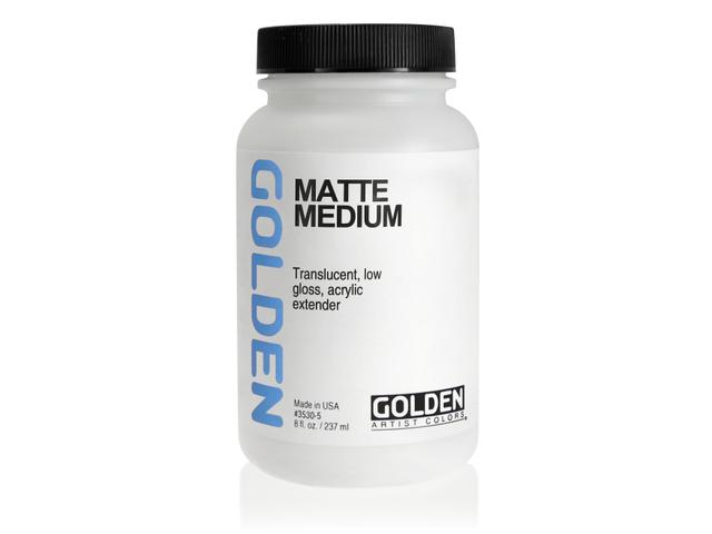 GOLDEN MEDIUM MATTE 3530 - 237ML (WAS POLYMER MED.MATT) 1