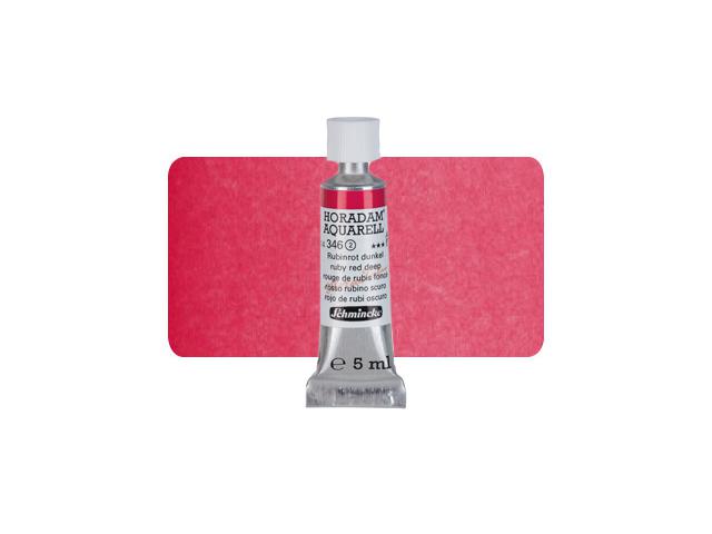 SCHMINCKE HORADAM AQUARELL TUBE 5ML S2 346 RUBINROT DUNKEL 1