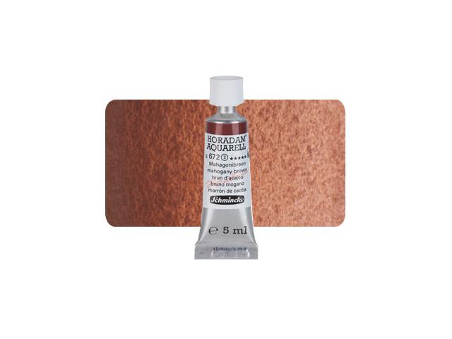 SCHMINCKE HORADAM AQUARELL TUBE 5ML S2 672 MAHOGANIBRAUN 1