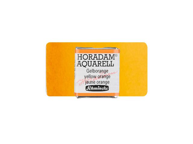 SCHMINCKE HORADAM AQUARELL 1/2 NAPF S2 222 GELBORANGE 1