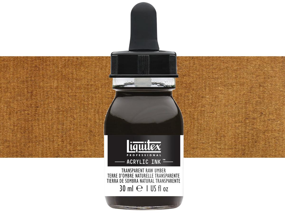 LIQUITEX ARTIST ACRYLIC INK 30ML 333 TRANSPARENT RAW UMBER 1