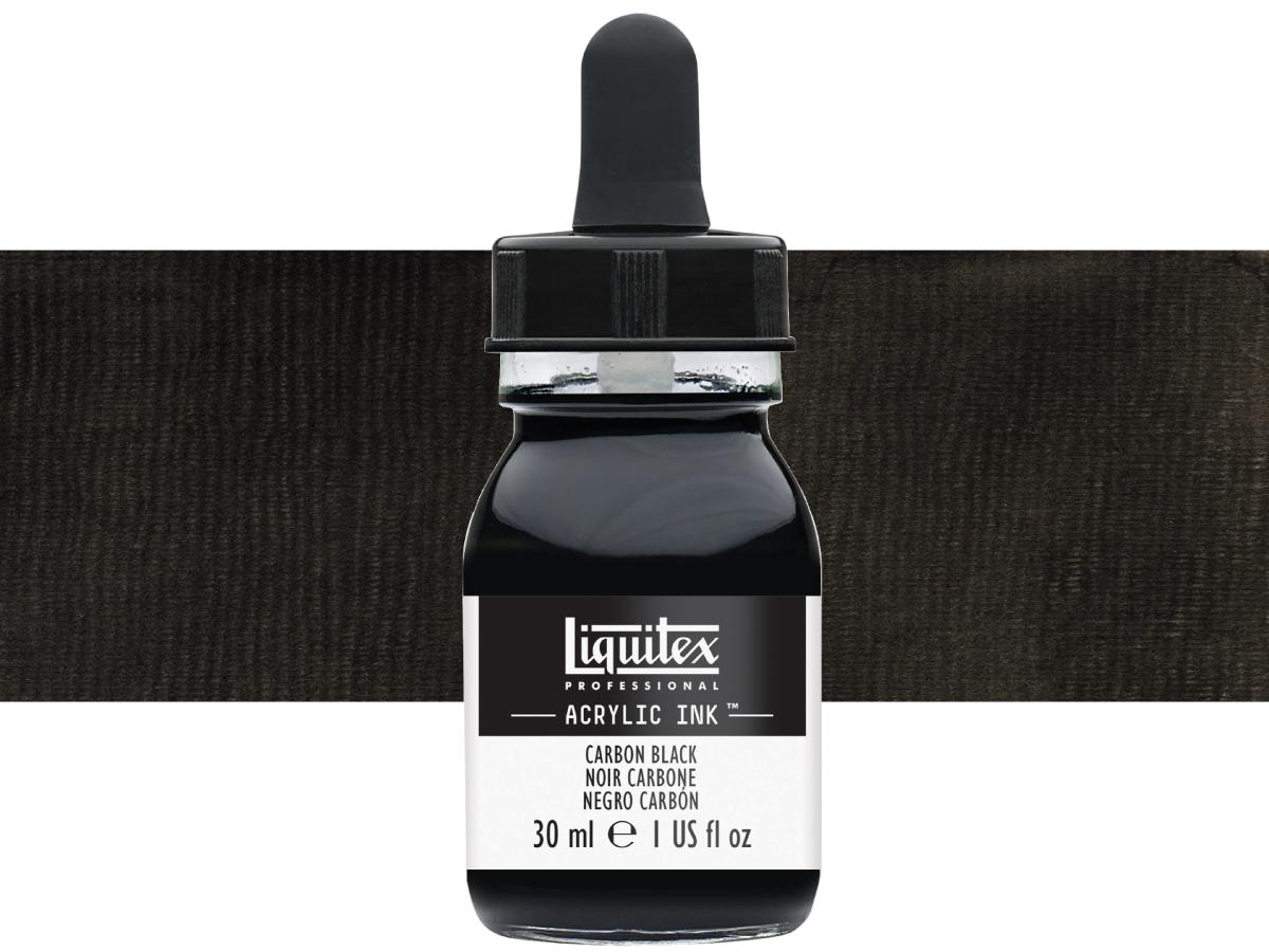 LIQUITEX ARTIST ACRYLIC INK 30ML 337 CARBON BLACK 1