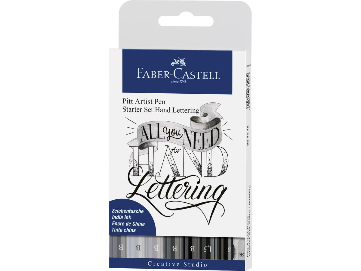 FABER-CASTELL ARTIST PEN SET HANDLETTERING 8 STÜCK 1