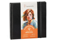 HAHNEMÜHLE WATERCOLOUR DECKLED EDGE BOOK 250GRAM 14X14CM
