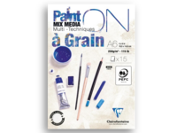 CLAIREFONTAINE PAINT-ON A GRAIN BLOCK A6 250GRAMM 15 BLATT