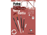CLAIREFONTAINE PAINT-ON TERRACOTTA  A4 20 BLATT