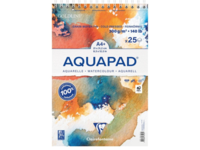 CLAIREFONTAINE GOLDLINE AQUAPAD AQUARELLBLOCK A4 300GRAM 25 BLATT SPIRALBINDUNG