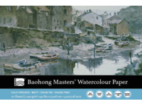 BAOHONG AQUARELLPAPIER 12,5X18CM 300GR MATT 20BLATT