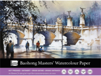 BAOHONG AQUARELLPAPIER 23X31CM 300GR SATINIERT 20BLATT
