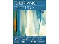 FABRIANO PITTURA ACRYLMALBLOCK 400G/M² 30X40CM 10BLATT