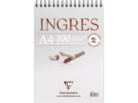 CLAIREFONTAINE INGRES BLOCK A4 80GR/M2 OFF WHITE 100 BLATT