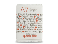 KHADI INDIA HADERNPAPIER 150G/M² A7 20 BLATT
