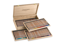 CARAN D'ACHE LUMINANCE 6901 FARBSTIFTE SET HOLZKOFFER 112X