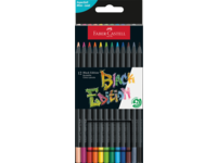 FABER-CASTELL BLACK EDITION  BUNTSTIFTE SET 12 TEILIG