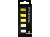 REMBRANDT SOFTPASTEL SET COOL YELLOWS HALBE KREIDEN 5X
