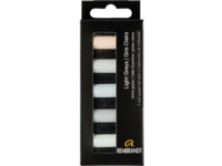 REMBRANDT SOFTPASTEL SET LIGHT GREYS HALBE KREIDEN 5X